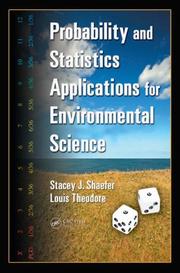 Cover of: Probability and Statistics Applications for Environmental Science