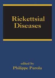 Cover of: Rickettsial Diseases (Infectious Disease and Therapy)