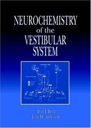 Cover of: Neurochemistry of the Vestibular System