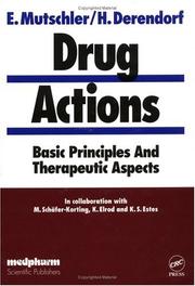 Cover of: Drug ActionsBasic Principles and Therapeutic Aspects by 