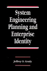 Cover of: System engineering planning and enterprise identity