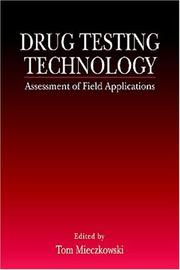 Cover of: Drug Testing Technology by Tom Mieczkowski