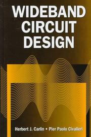 Cover of: Wideband circuit design