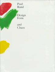 Cover of: Design, form, and chaos