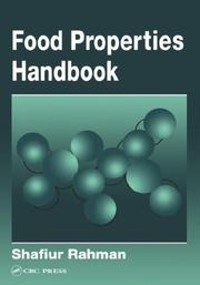 Cover of: Food properties handbook by Shafiur Rahman