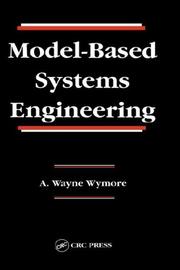 Cover of: Model-based systems engineering by A. Wayne Wymore