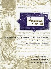 Cover of: Readings in biblical Hebrew by Ehud Ben Zvi