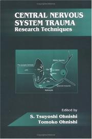 Cover of: Central nervous system trauma: research techniques