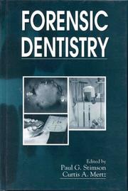 Cover of: Forensic dentistry by Paul G. Stimson