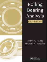 Cover of: Rolling Bearing Analysis, Fifth Edition -  2 Volume Set