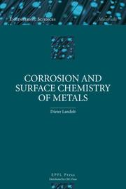 Cover of: Corrosion and Surface Chemistry of Metals (Engineering Sciences : Materials)