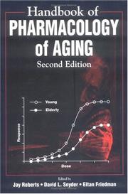 Cover of: Handbook of Pharmacology on Aging (Handbooks in Pharmacology and Toxicology)