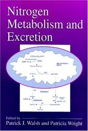 Cover of: Nitrogen metabolism and excretion