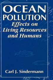 Cover of: Ocean pollution by Carl J. Sindermann