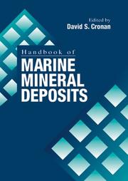 Handbook of marine mineral deposits by D. S. Cronan