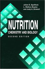 Cover of: Nutrition by Julian E. Spallholz, Mallory Boylan, Judy A. Driskell