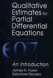 Cover of: Qualitative Estimates For Partial Differential Equations: An Introduction (Library of Engineering Mathematics)