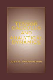 Cover of: Tensor calculus and analytical dynamics