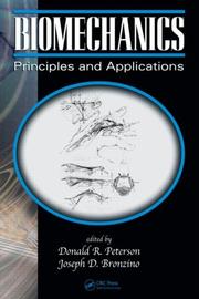 Cover of: Biomechanics: Principles and Applications