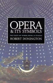 Opera and its symbols by Robert Donington