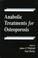 Cover of: Anabolic treatments for osteoporosis