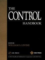 Cover of: The Control handbook by editor, William S. Levine.