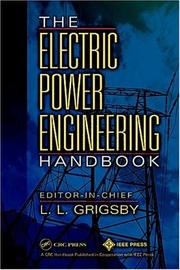 Cover of: The Electric Power Engineering Handbook by Leonard L. Grigsby