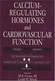 Cover of: Calcium-regulating hormones and cardiovascular function