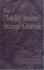 Cover of: The Platelet amine storage granule