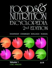 Cover of: Foods & Nutrition Encyclopedia A to H by Marion Eugene Ensminger, Audrey H. Ensminger