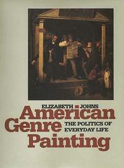 Cover of: American Genre Painting by Elizabeth Johns, Elizabeth Johns