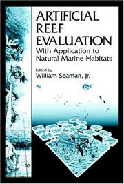 Front cover of Artificial Reef Evaluation by Jr., William Seaman