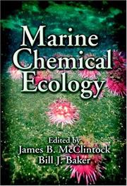Cover of: Marine Chemical Ecology (Marine Science)