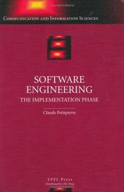 Cover of: Software Engineering: The Implementation Phase (Communication and Information Sciences Series)