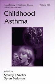 Cover of: Childhood Asthma (PBK) (Lung Biology in Health and Disease)