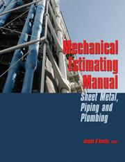 Mechanical Estimating Manual by Joseph D'Amelio