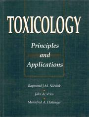 Cover of: Toxicology by [edited by] Raymond J.M. Niesink, John De Vries, Mannfred A. Hollinger.