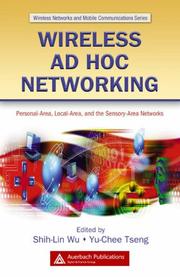 Cover of: Wireless Ad Hoc Networking by Shih-Lin Wu, Yu-Chee Tseng