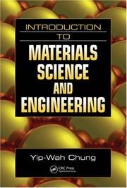 Cover of: Introduction to Materials Science and Engineering