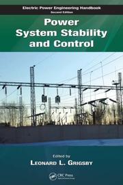 Cover of: Power System Stability and Control