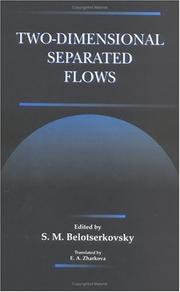 Cover of: Two-dimensional separated flows