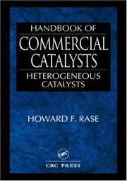 Cover of: Handbook of Commercial Catalysts by Howard F. Rase