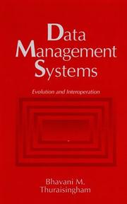 Cover of: Data management systems by Bhavani M. Thuraisingham