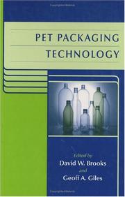 Cover of: PET Packaging Technology (Sheffield Packaging Technology)