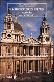 Cover of: Architecture in Britain | John Summerson