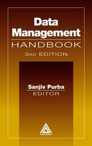 Cover of: Data Management Handbook