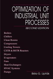 Cover of: Optimization of Industrial Unit Processes