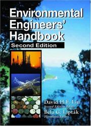 Cover of: Environmental Engineers' Handbook, Second Edition