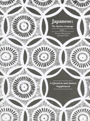 Japanese, the spoken language, part 1 by Eleanor Harz Jorden