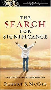 The search for significance by Robert S. McGee